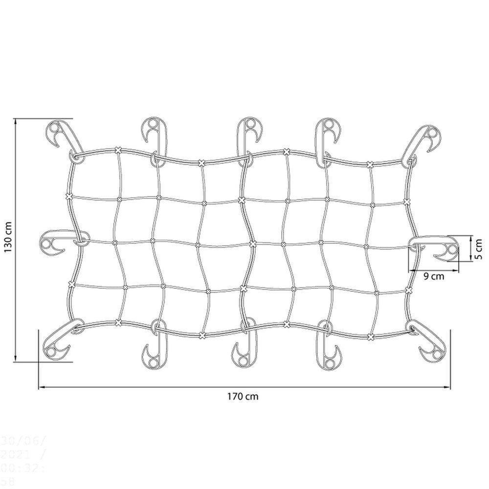 Rede Elástica Para Fixação De Cargas Tramontina Com 22 Ganchos Tramontina - 5