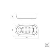 Cesto Coador Tramontina Para Cuba E Tábua Auxiliar Aço Inox - 6