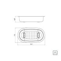 Cesto Coador Tramontina Para Cuba E Tábua Auxiliar Aço Inox - 7