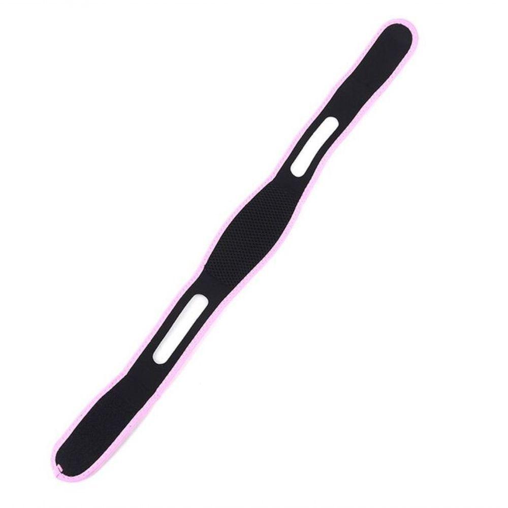 Cinta De Neoprene Para Apneia Do Sono Anti-Ronco Cor Rosa - 1
