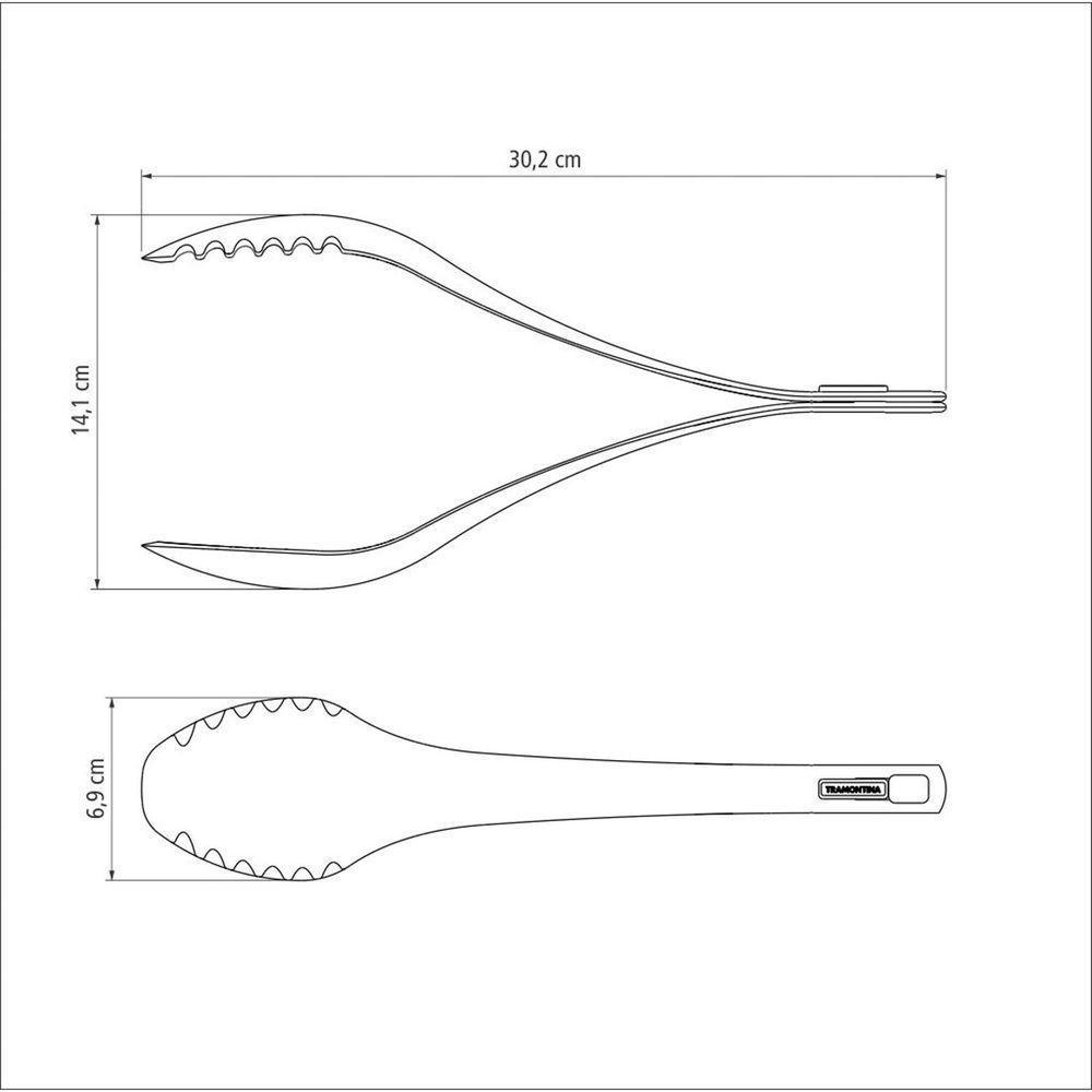 Pegador Para Salada Tramontina Verano Em Nylon ônix Tramontina - 5