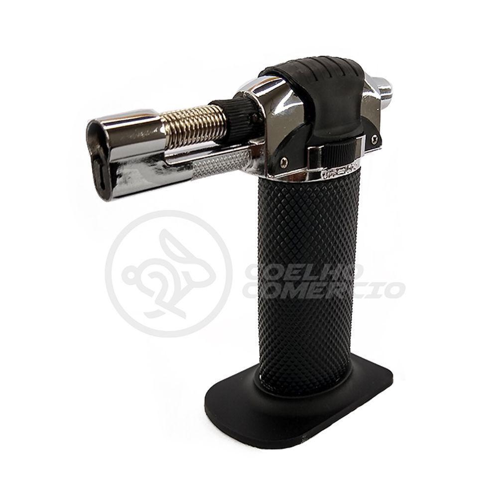 Maçarico Culinario Gourmet Portátil Gás Butano Recarregável - 1