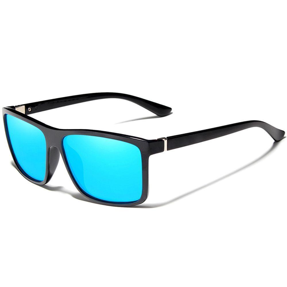 Óculos De Sol Masculino Polarizado Clássico Quadrado Proteção Uv400 - 1