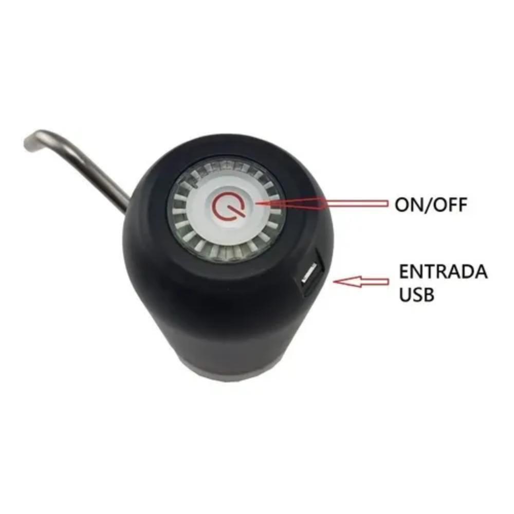 Bebedouro Bomba Elétrica P Garrafão Galão água Recarregável - 3