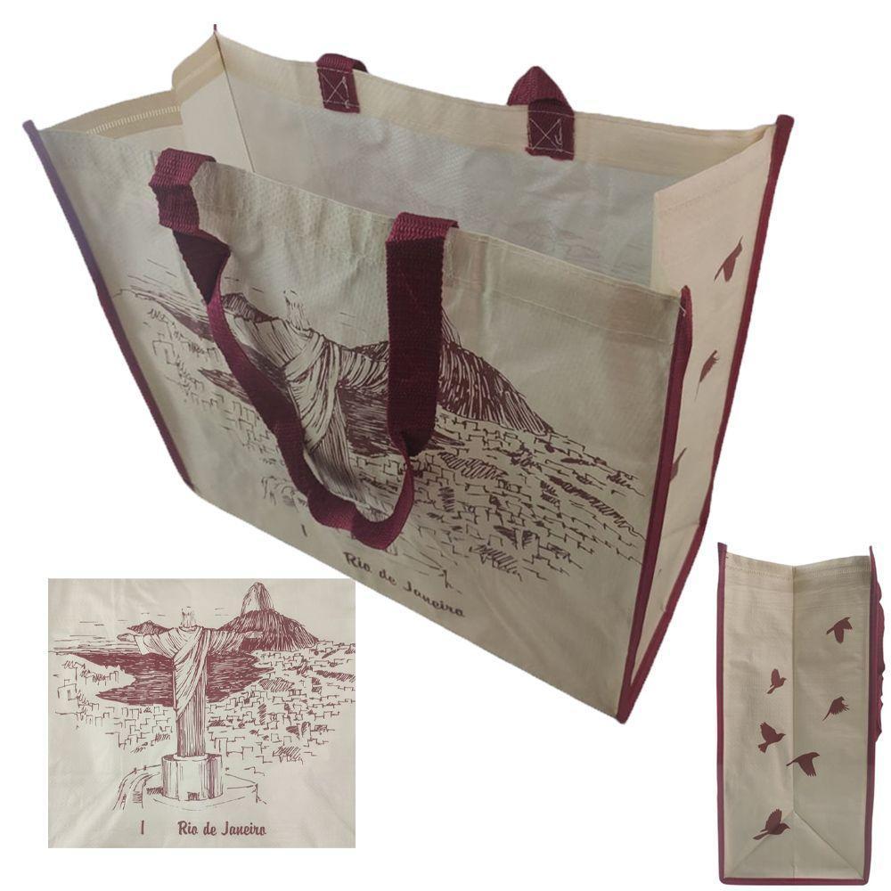 Bolsa Ecobag Sacola De Ombro Reutilizavel Dobravel Compras - 1