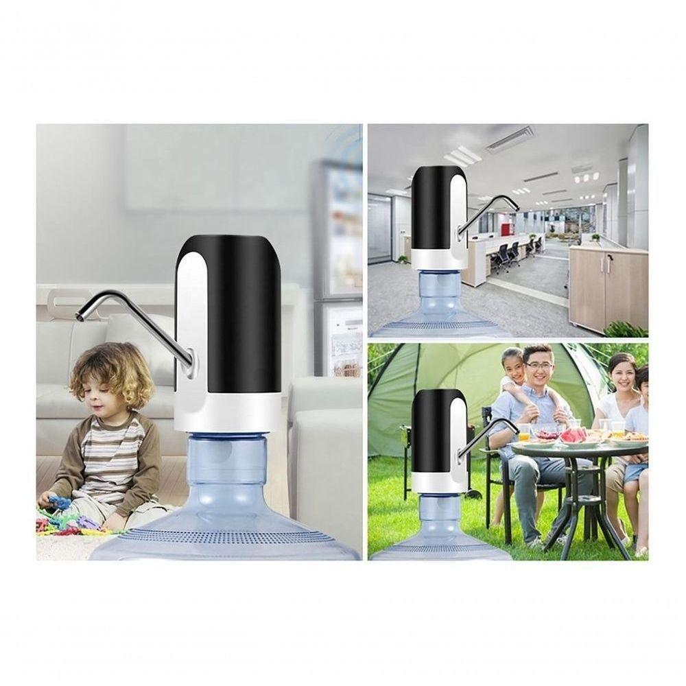 Bebedouro Bomba Elétrica P Garrafão Galão água Recarregável - 3