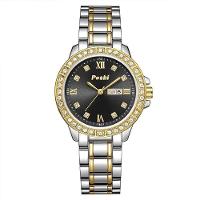 Relógio Feminino Poshi Ps944 à Prova D'água Preto - 1