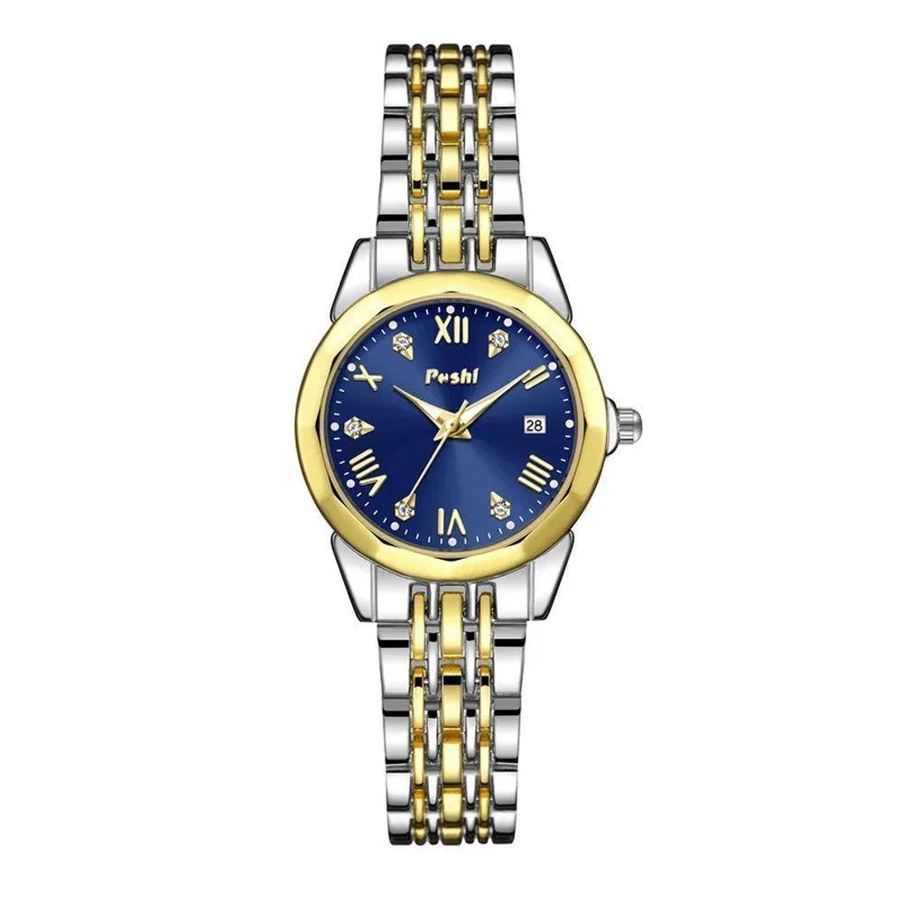 Relógio Feminino Poshi 935 à Prova D'água Azul - 1