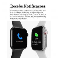 Smartwatch Feminino Rosa Bracelete Inteligente Ld5