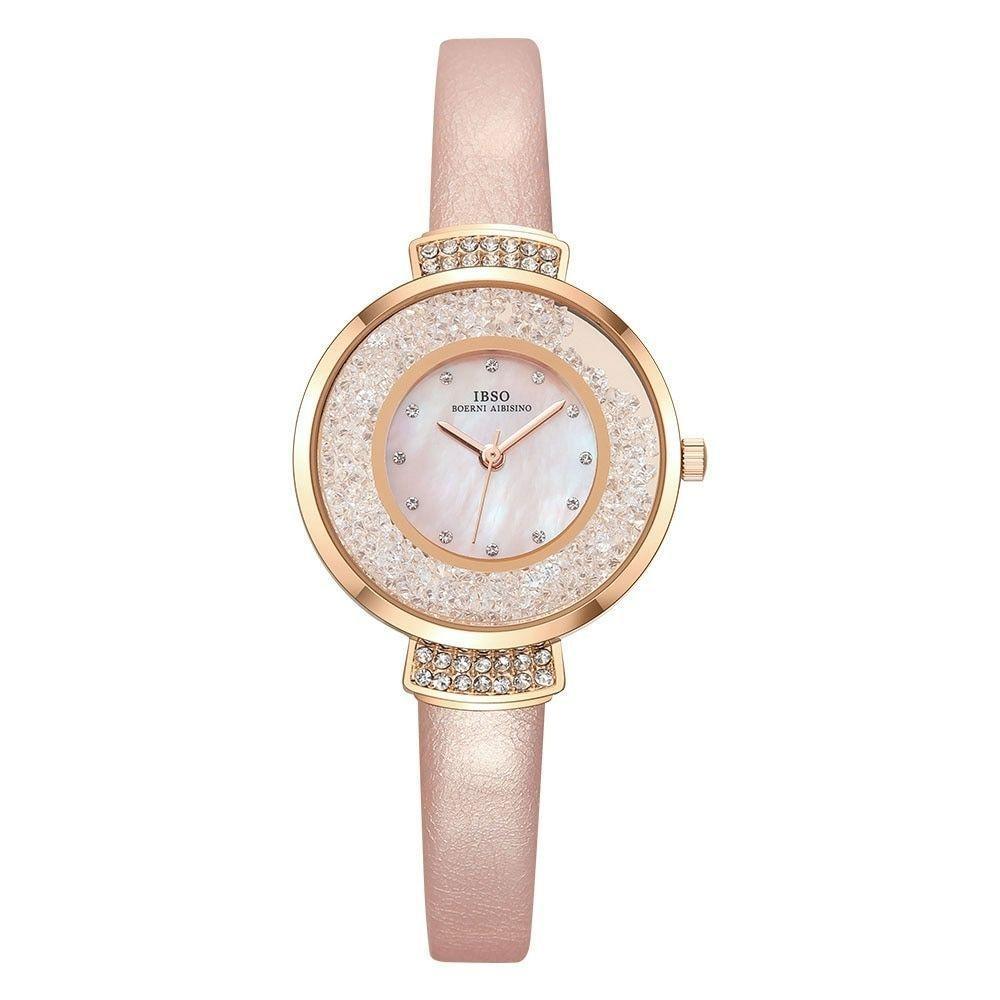 Relógio De Quartzo Feminino Ibso 8932 à Prova D'água Rosa - 1