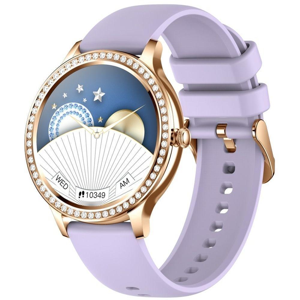 Relógio Smartwatch Feminino Foxbox 1841 À Prova D'Água Bege Chamada Bluetooth - 1