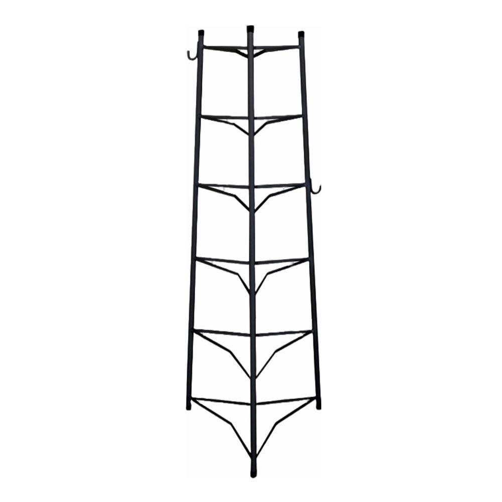 Tripé Porta Panelas Estrela Preto 6 Compartimentos 103Cm - 1