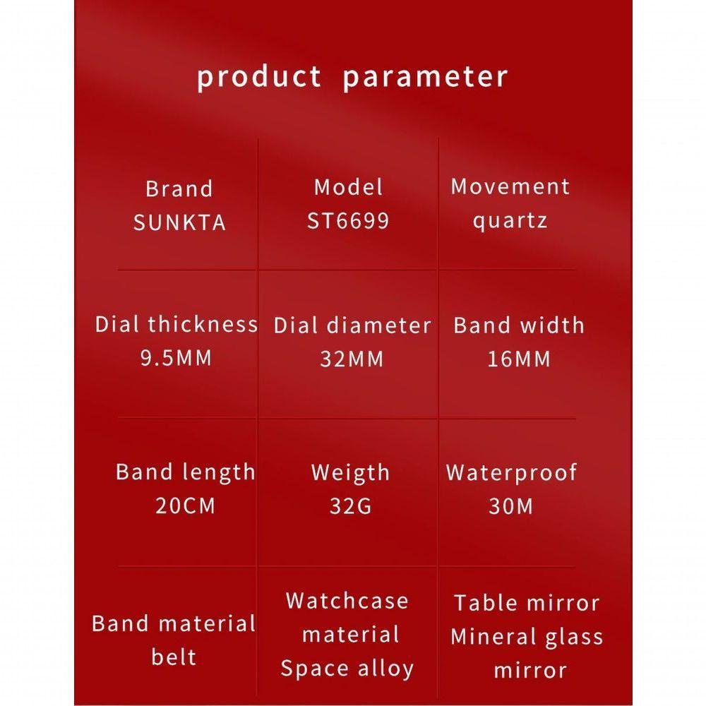 Relógio Feminino Lige 9966 à Prova D'água Ouro Vermelho - 2