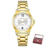 Relógio Feminino Mini Focus Mf0308l à Prova D'água Dourado - 1