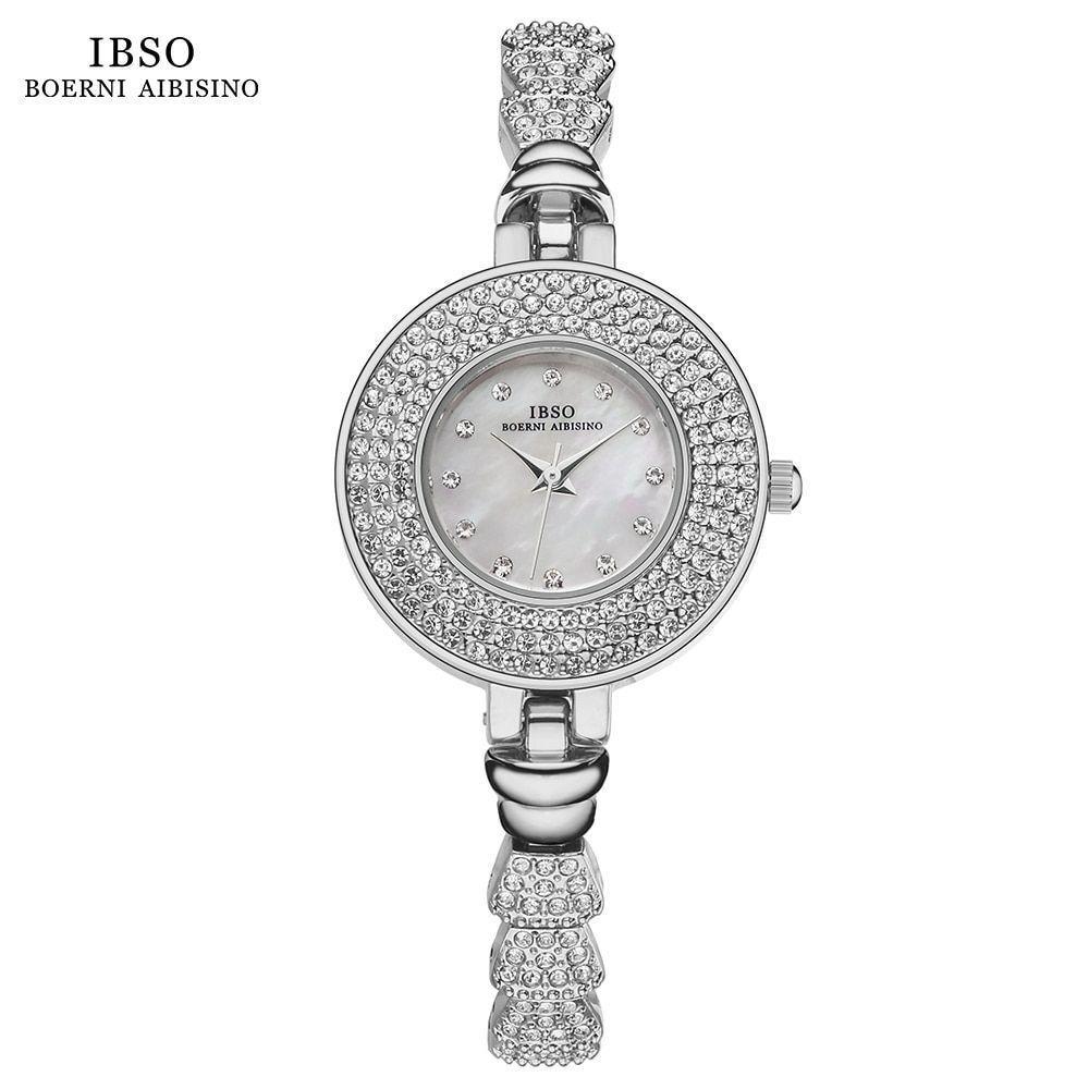 Relógio De Quartzo Feminino Ibso S9296 à Prova D'água Prata - 1