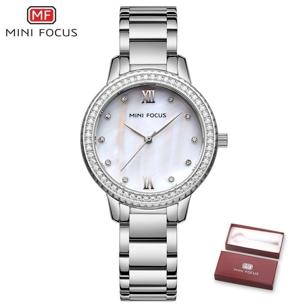 Relógio Feminino Mini Focus Mf0226l à Prova D'água Prata - 1