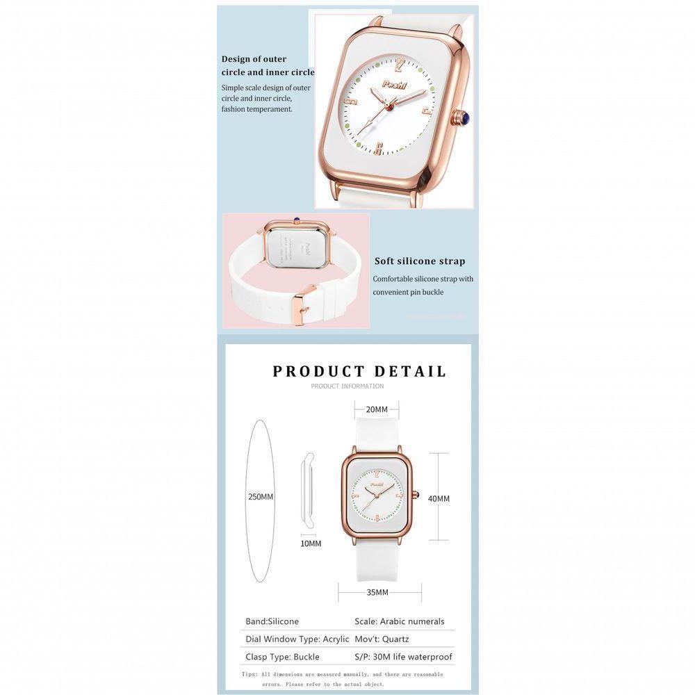 Relógio Feminino Poshi 924 à Prova D'água Verde - 2