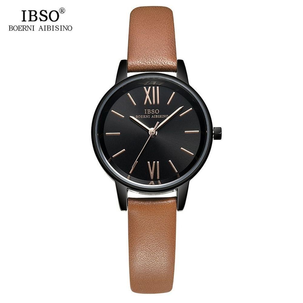 Relógio De Pulso Feminino Ibso S8662l à Prova D'água Castanho - 1