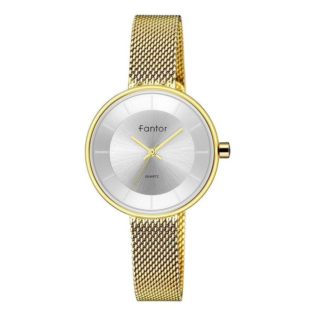 Relógio Feminino Fantor Wf1014l à Prova D'água Ouro - 1