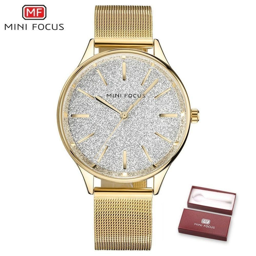 Relógio Feminino Mini Focus Mf0044l à Prova D'água Branco - 1