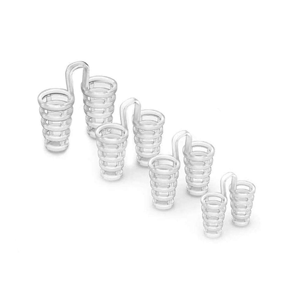Kit Com 4 Unidades Clip Nasal Anti Ronco, Apnéia E Bruxismo - Dilatador Nasal - 1