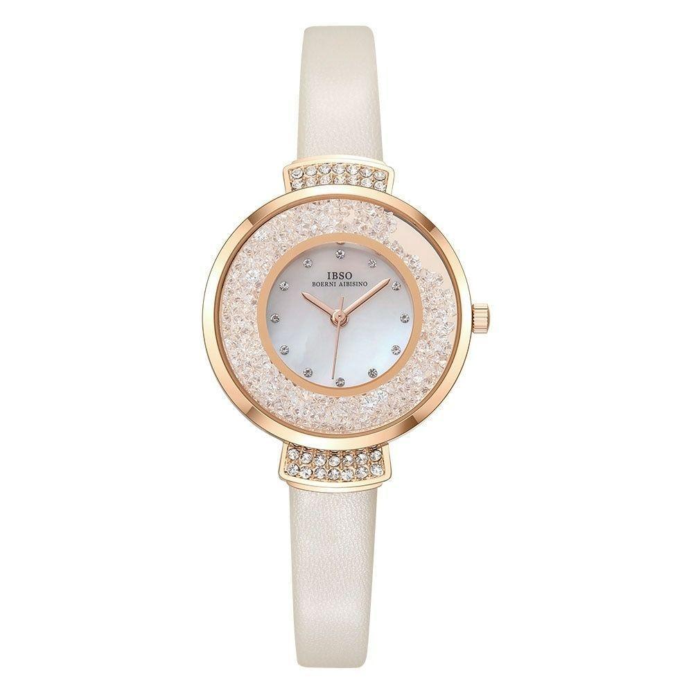 Relógio De Quartzo Feminino Ibso 8932 à Prova D'água Branco - 1