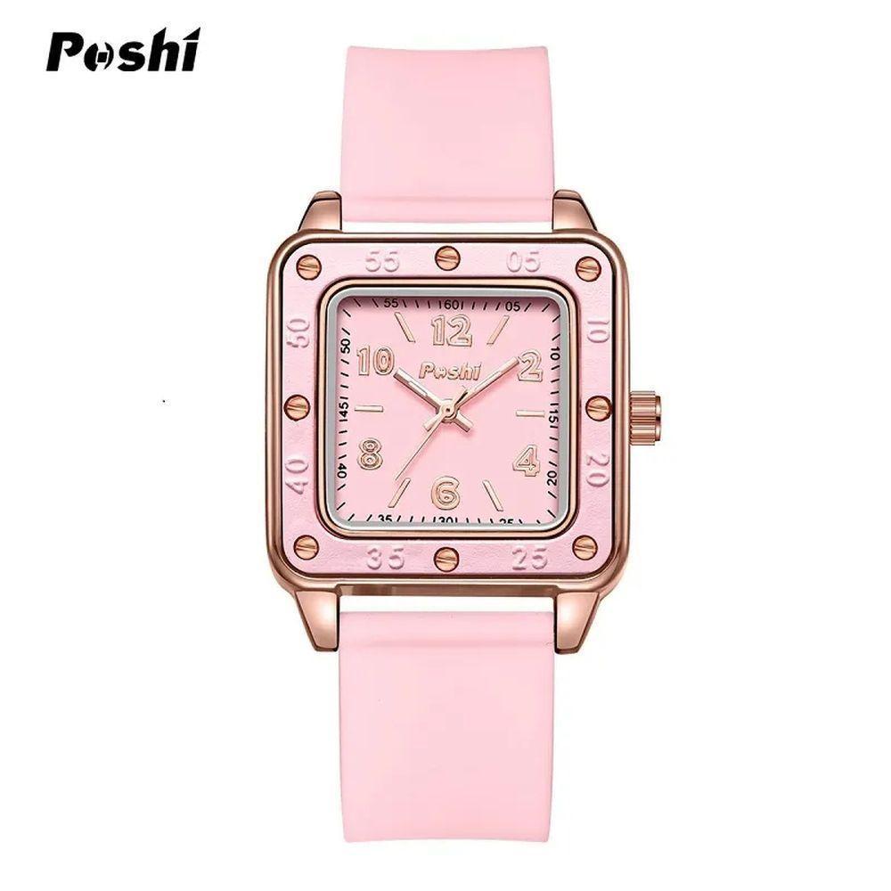 Relógio Feminino Poshi 923 à Prova D'água Rosa - 1
