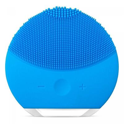 Esponja Mini Elétrica Massageadora Para Limpeza Facial Azul