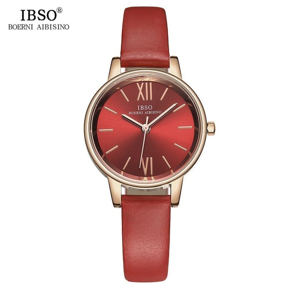 Relógio De Pulso Feminino Ibso S8662l à Prova D'água Vermelho - 1