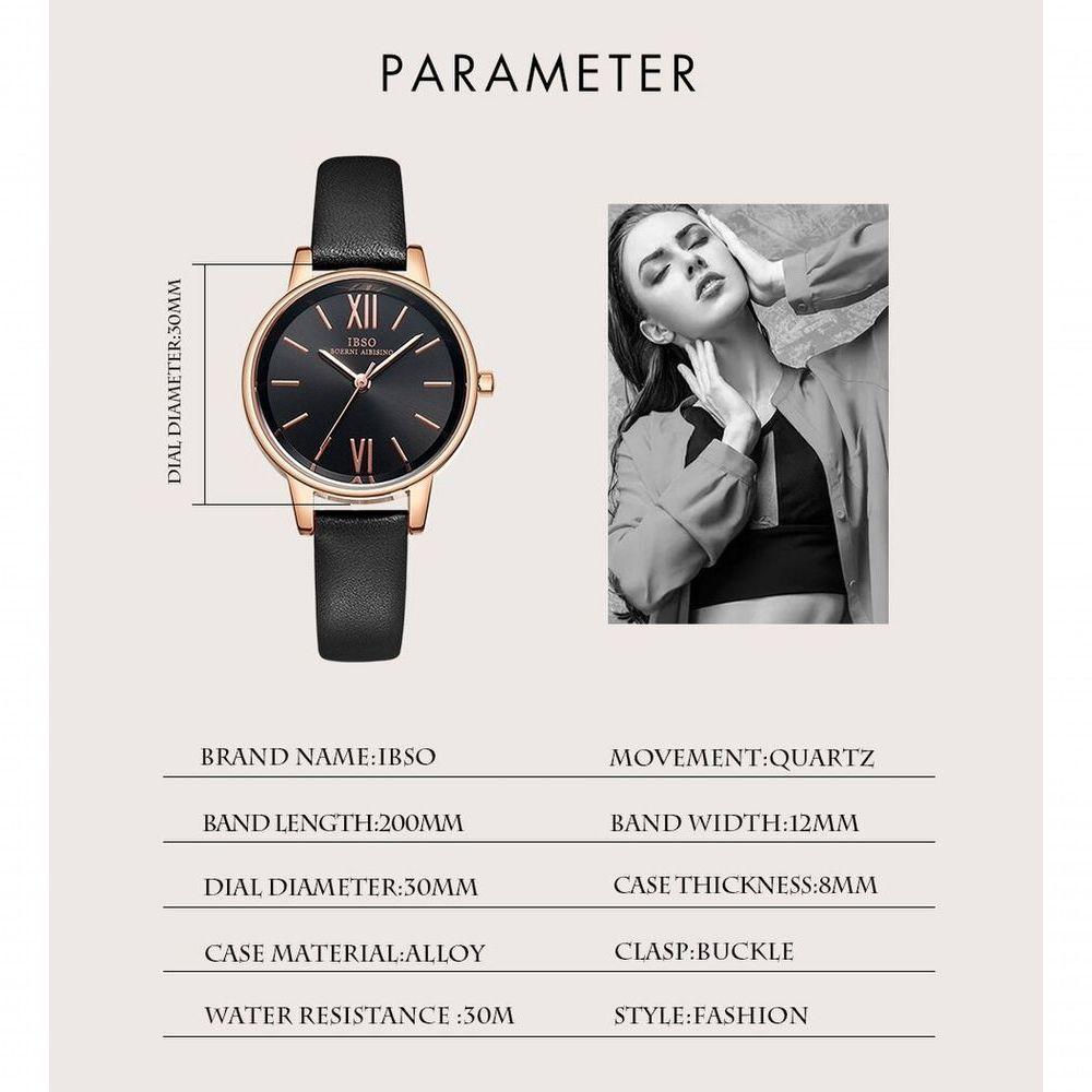 Relógio De Pulso Feminino Ibso S8662l à Prova D'água Vermelho - 2