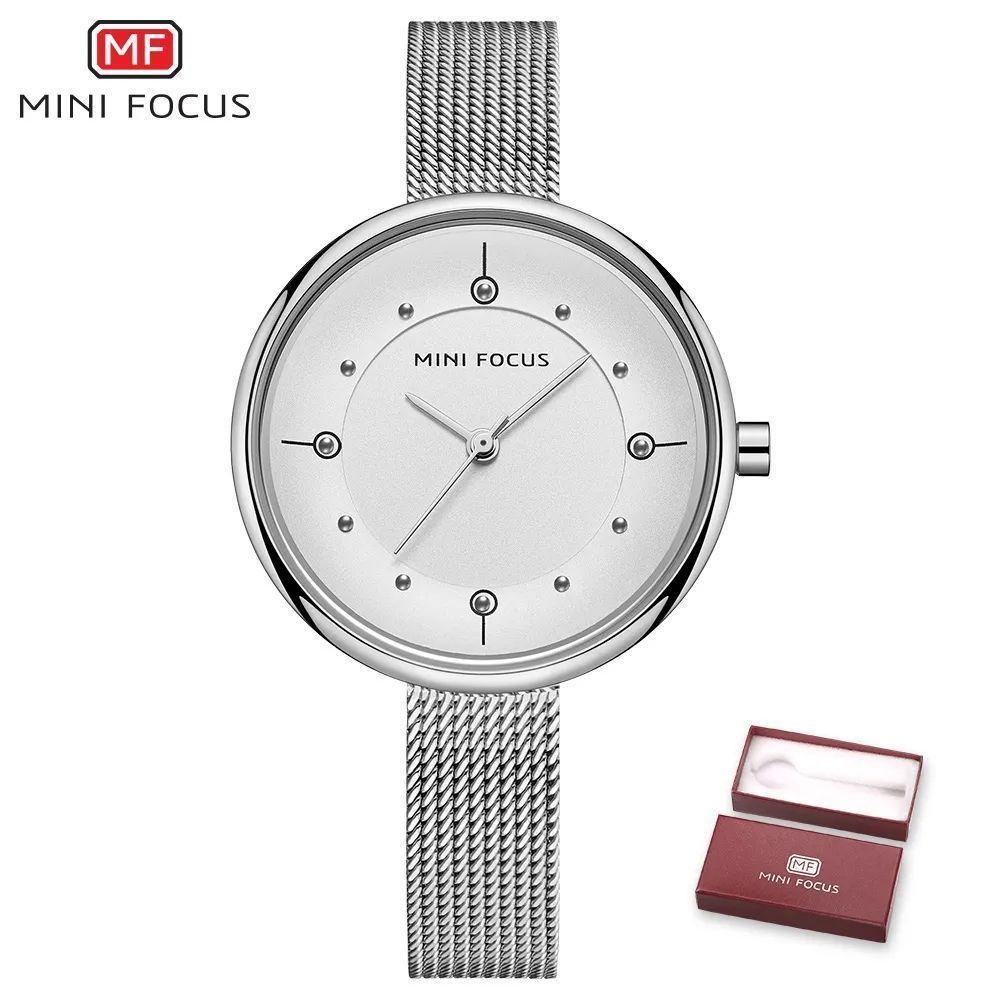 Relógio Feminino Mini Focus Mf0274l.01 à Prova D'água Prata - 1