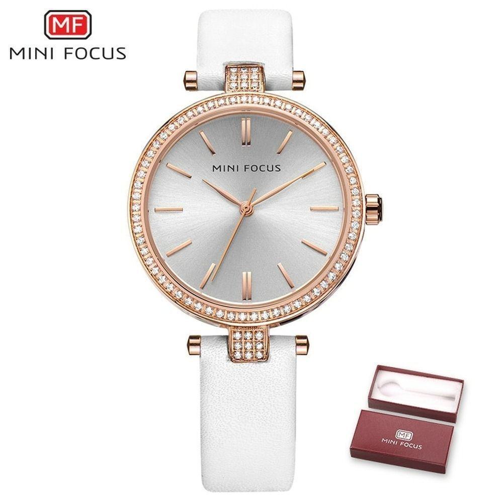 Relógio Feminino Mini Focus Mf0039l à Prova D'água Branco - 1