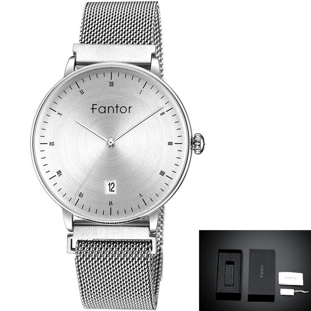Relógio Feminino Fantor Wf1020l à Prova D'água Prata - 1
