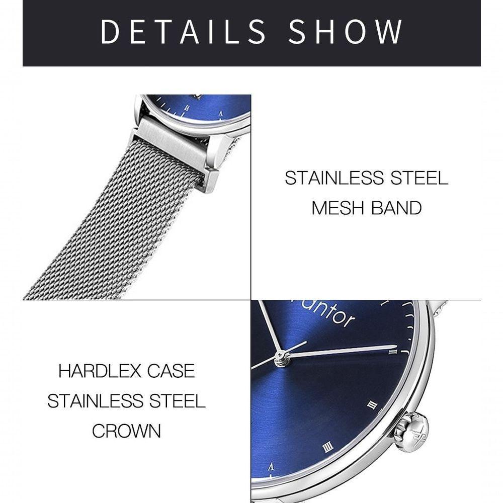 Relógio Feminino Fantor Wf1020l à Prova D'água Prata - 3