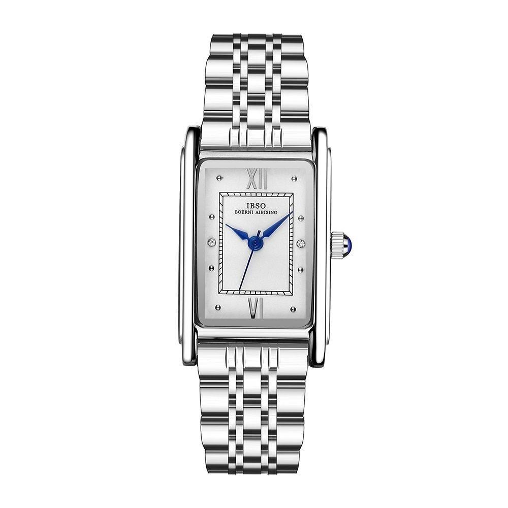 Relógios De Quartzo Feminino Ibso 9280 à Prova D'água Prata - 1