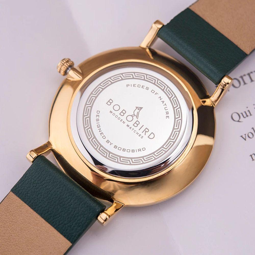 Relógio De Pulso De Quartzo Bobo Bird Gt021 à Prova D'água Rosa - 2