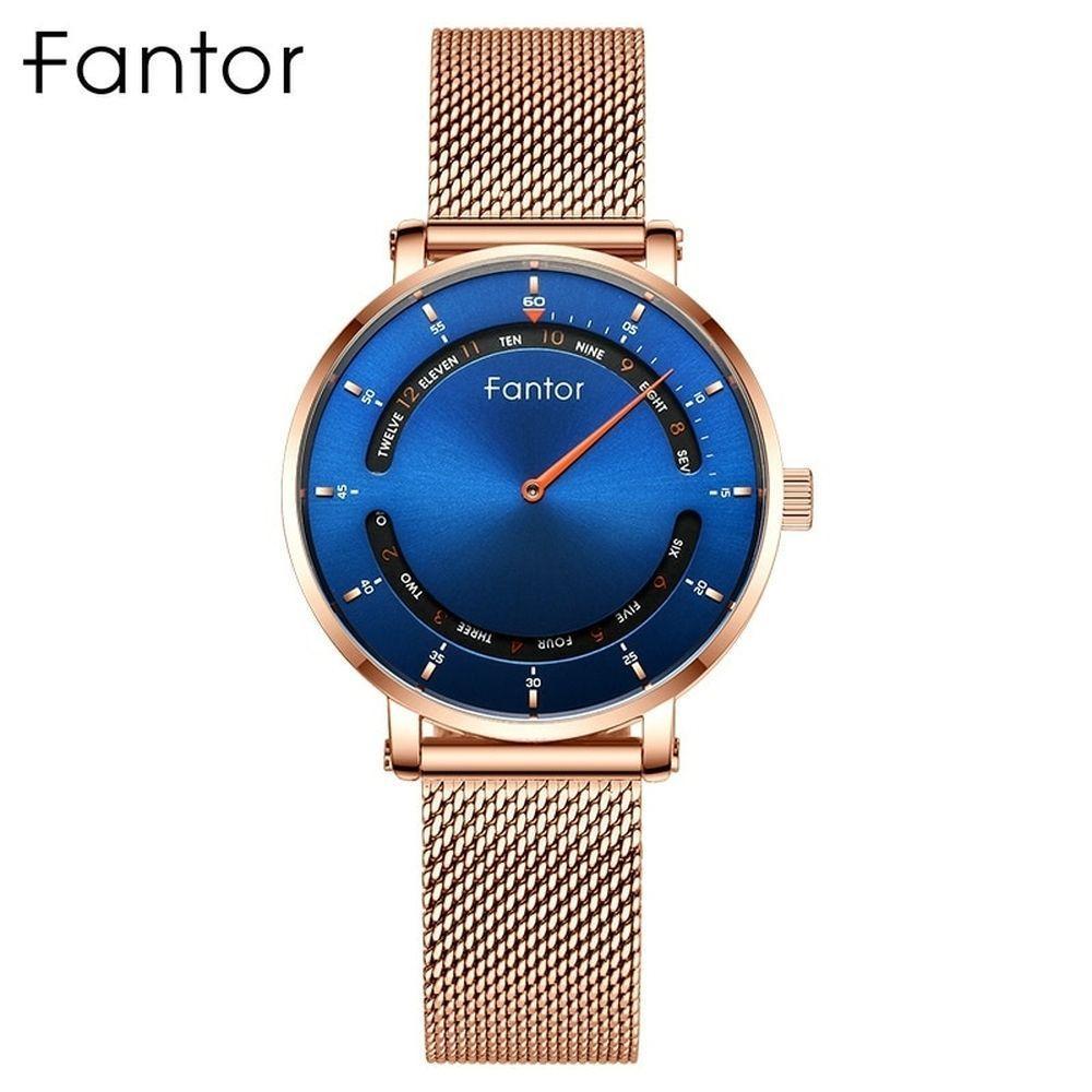 Relógio Feminino Fantor Wf1030l à Prova D'água Azul - 1