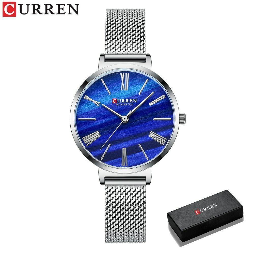 Relógio Feminino Curren 9076 À Prova D'Água Cinza - 1