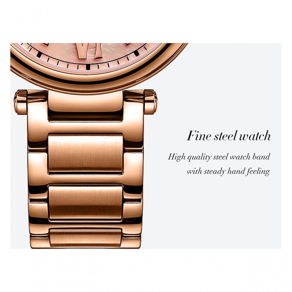 Relógio Feminino Reef Tiger Rga1595-pww à Prova D'água Marrom - 3