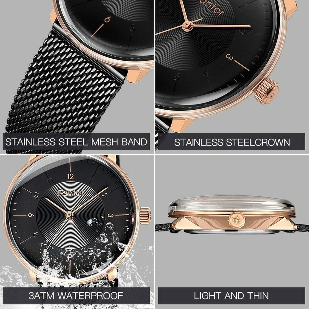 Relógio Feminino Fantor Wf1021l à Prova D'água Prata - 3