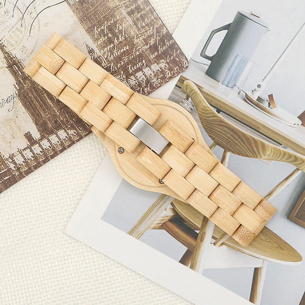 Relógio Feminino De Quartzo Bobo Bird O10 À Prova D'Água Verde - 2