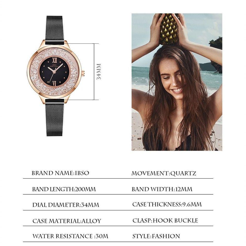 Relógio Feminino Ibso S8661l à Prova D'água Azul - 2