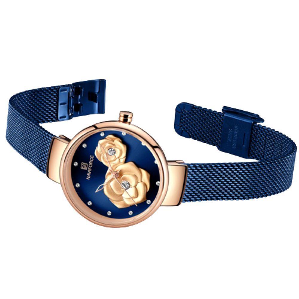 Relógio Pulso Feminino Simples Inoxidável A Prova D'Água - 5