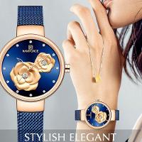 Relógio Pulso Feminino Simples Inoxidável A Prova D'Água - 2