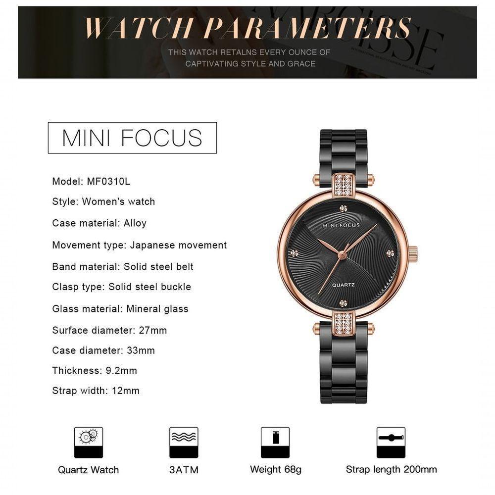 Relógio Feminino Mini Focus Mf0310l à Prova D'água Ouro - 2