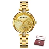 Relógio Feminino Mini Focus Mf0310l à Prova D'água Ouro - 1