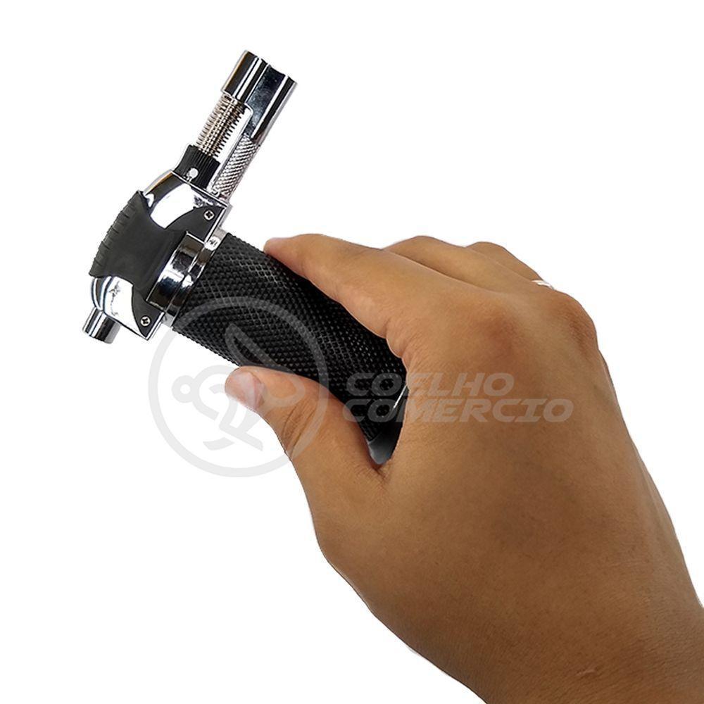 Maçarico Culinario Gourmet Portátil Gás Butano Recarregável - 6