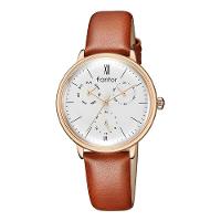 Relógio Feminino Fantor Wf1008l à Prova D'água Bronze - 1