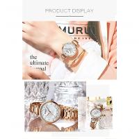 Relógio Feminino Curren 9072 à Prova D'água Rosa - 3