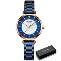 Relógio Feminino Curren 9072 à Prova D'água Rosa - 6